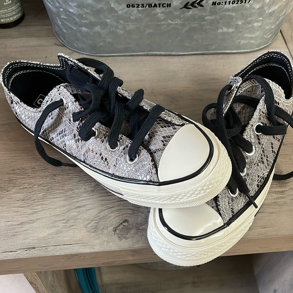 Converse Chuck 70 Reptile Python Snake Print 1970s - image 1